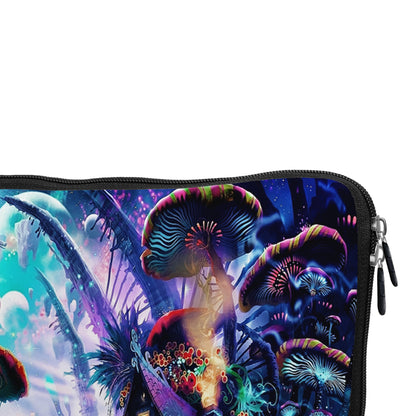 Trippy Mushroom House Laptop Sleeve Protective Cover