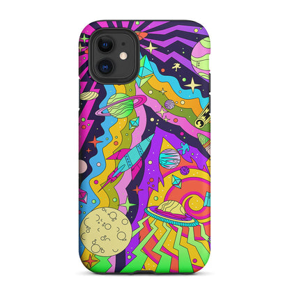 Trippy Spaceland Planets 2 in 1 Tough Phone Case