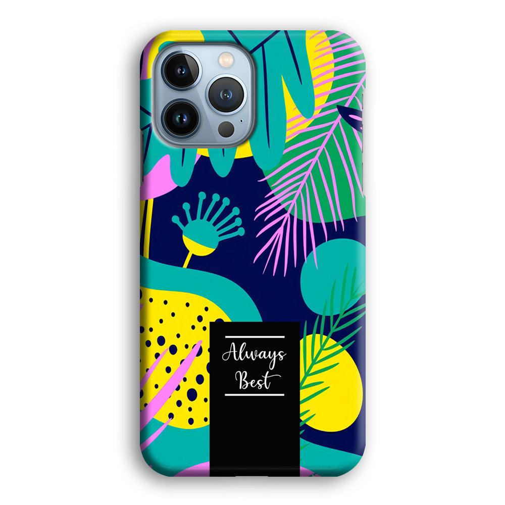 Tropical Colour The Blue World iPhone 15 Pro Case-Oxvistore