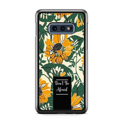 Tropical Colour Yellow Crown Samsung Galaxy S10E Case-Oxvistore