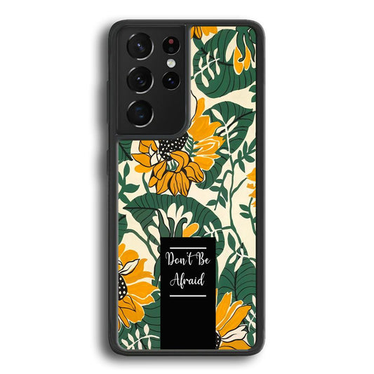 Tropical Colour Yellow Crown Samsung Galaxy S21 Ultra Case-3D Case-Oxvistore