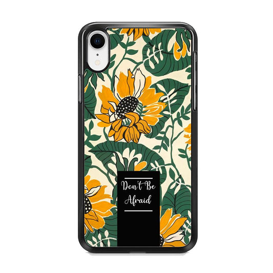 Tropical Colour Yellow Crown iPhone XR Case-Rubber Black (2D Case)-Oxvistore