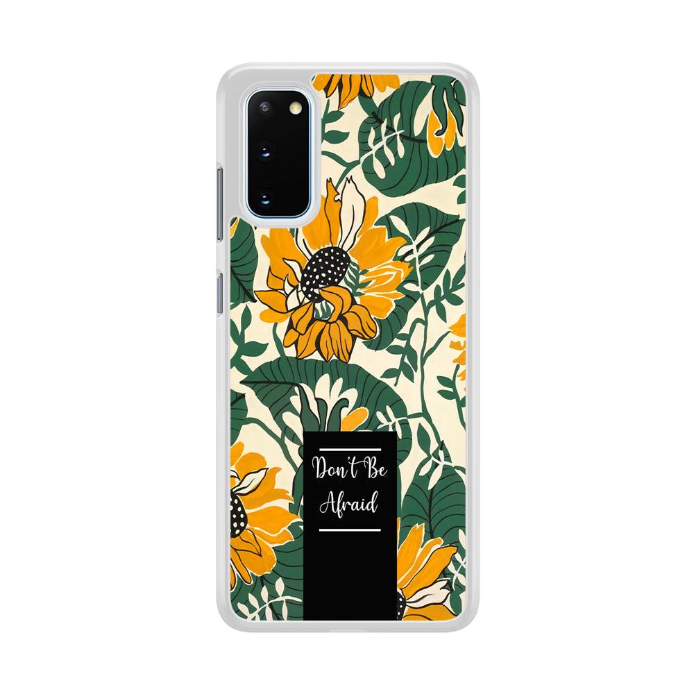 Tropical Colour Yellow Crown Samsung Galaxy S20 Case-Oxvistore