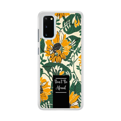 Tropical Colour Yellow Crown Samsung Galaxy S20 Case-Oxvistore