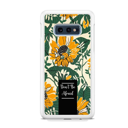 Tropical Colour Yellow Crown Samsung Galaxy S10E Case-Oxvistore