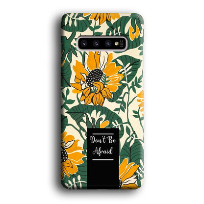 Tropical Colour Yellow Crown Samsung Galaxy S10 Case-Oxvistore