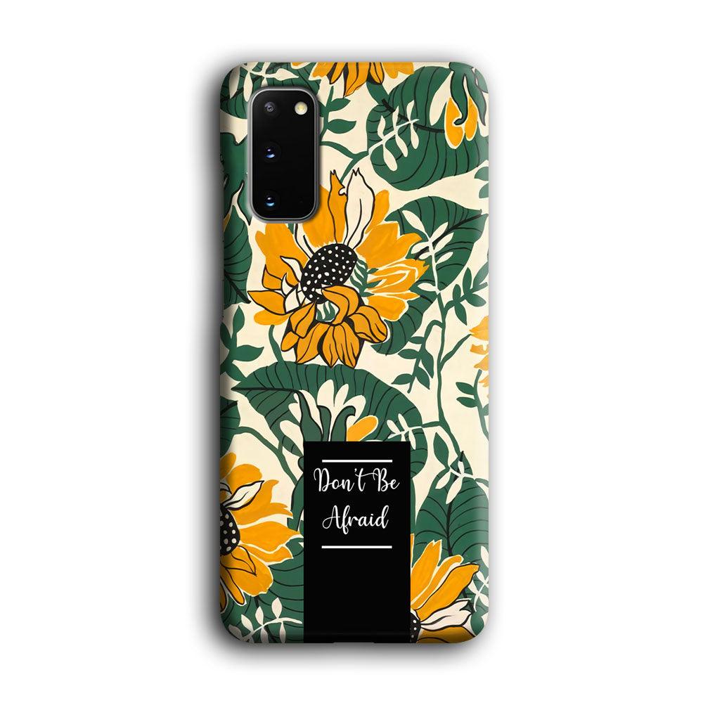 Tropical Colour Yellow Crown Samsung Galaxy S20 Case-Oxvistore