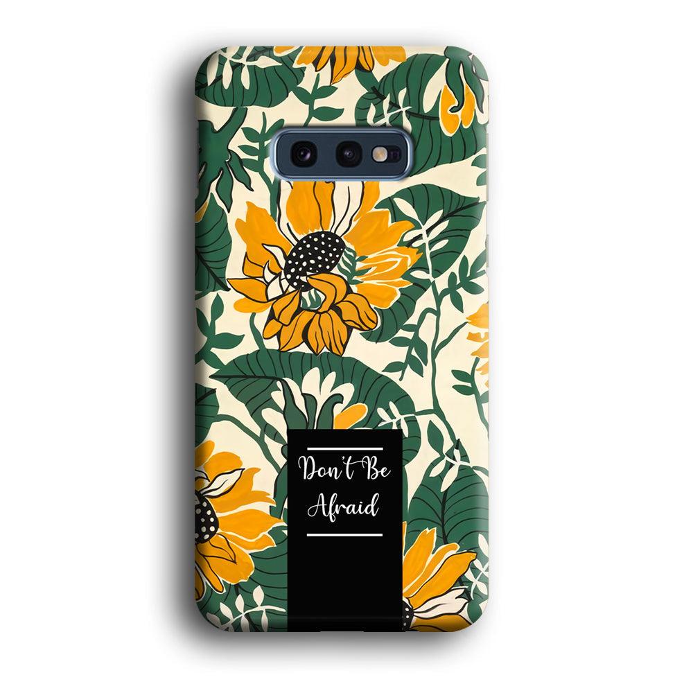 Tropical Colour Yellow Crown Samsung Galaxy S10E Case-Oxvistore