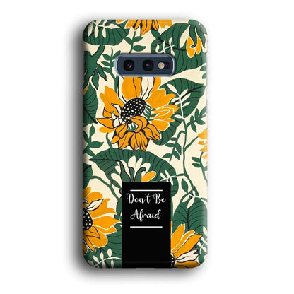 Tropical Colour Yellow Crown Samsung Galaxy S10E Case-Oxvistore