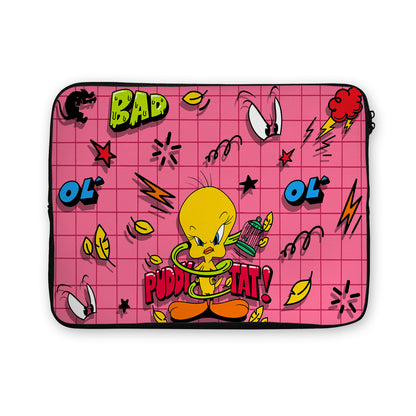 Tweety Bad Vibes Laptop Sleeve Protective Cover