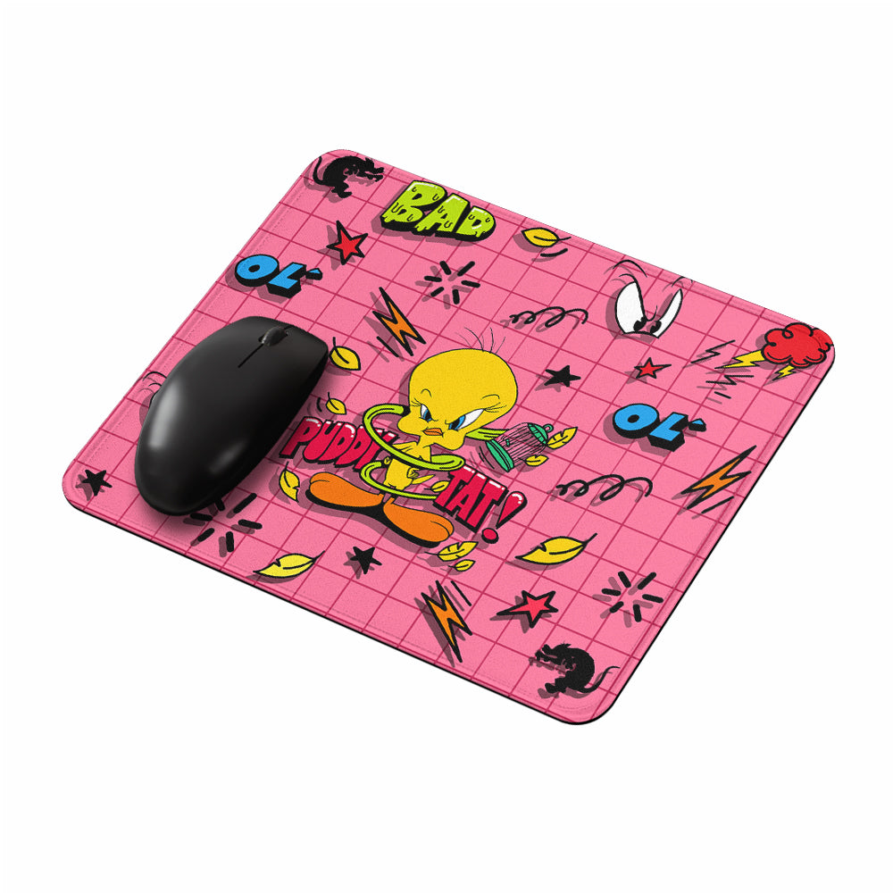 Tweety Bad Vibes Mouse Pads