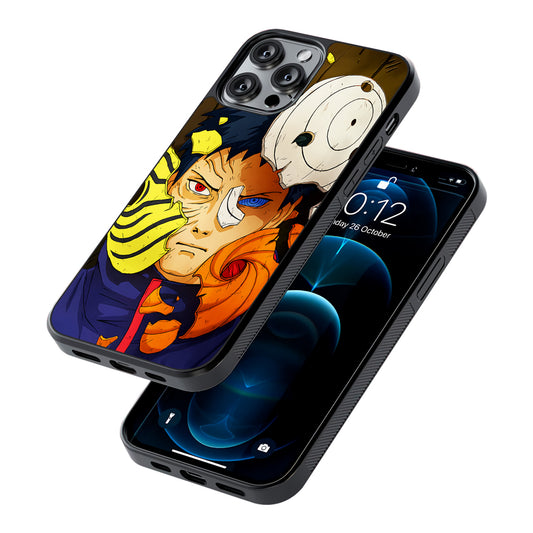 Uchiha Obito Broken Mask 2D Rubber Phone Case