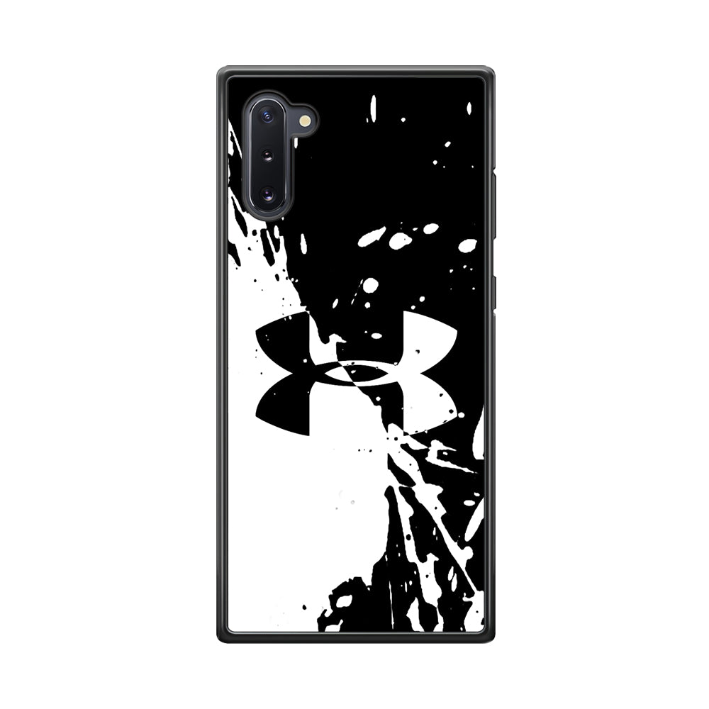 Under Armour Black White Samsung Galaxy Note 10 Case | Slim Rubber Case for Samsung Galaxy Note 10