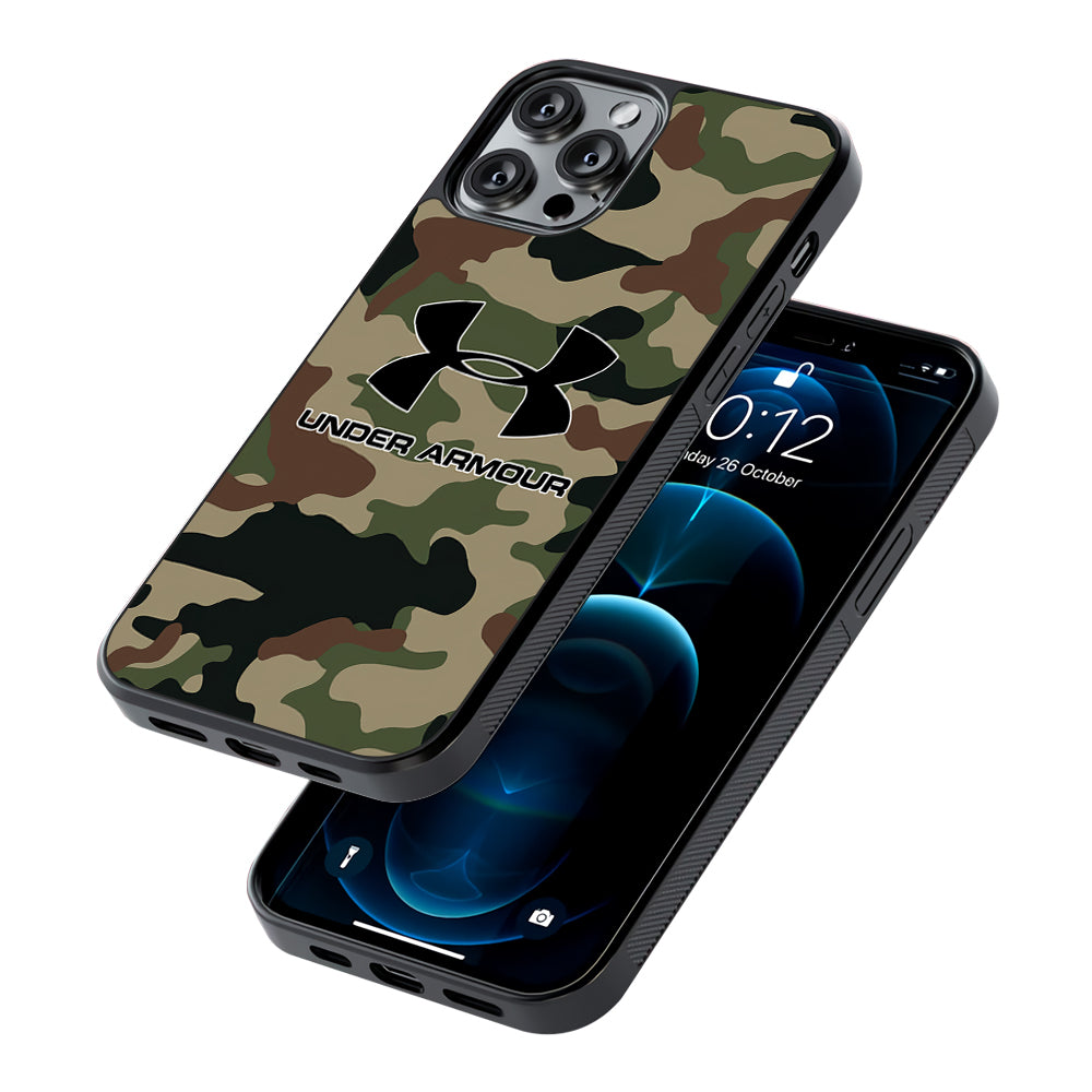 Under Armour Green Camo 2D Rubber Phone Case-Oxvistore