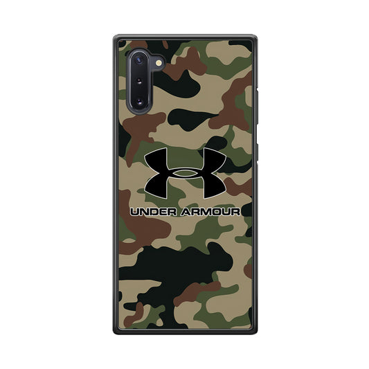Under Armour Green Camo Samsung Galaxy Note 10 Case | Slim Rubber Case for Samsung Galaxy Note 10