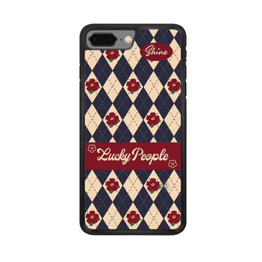 Uniform of Lucky People iPhone 8 Plus Case-Rubber White (2D Case)-Oxvistore