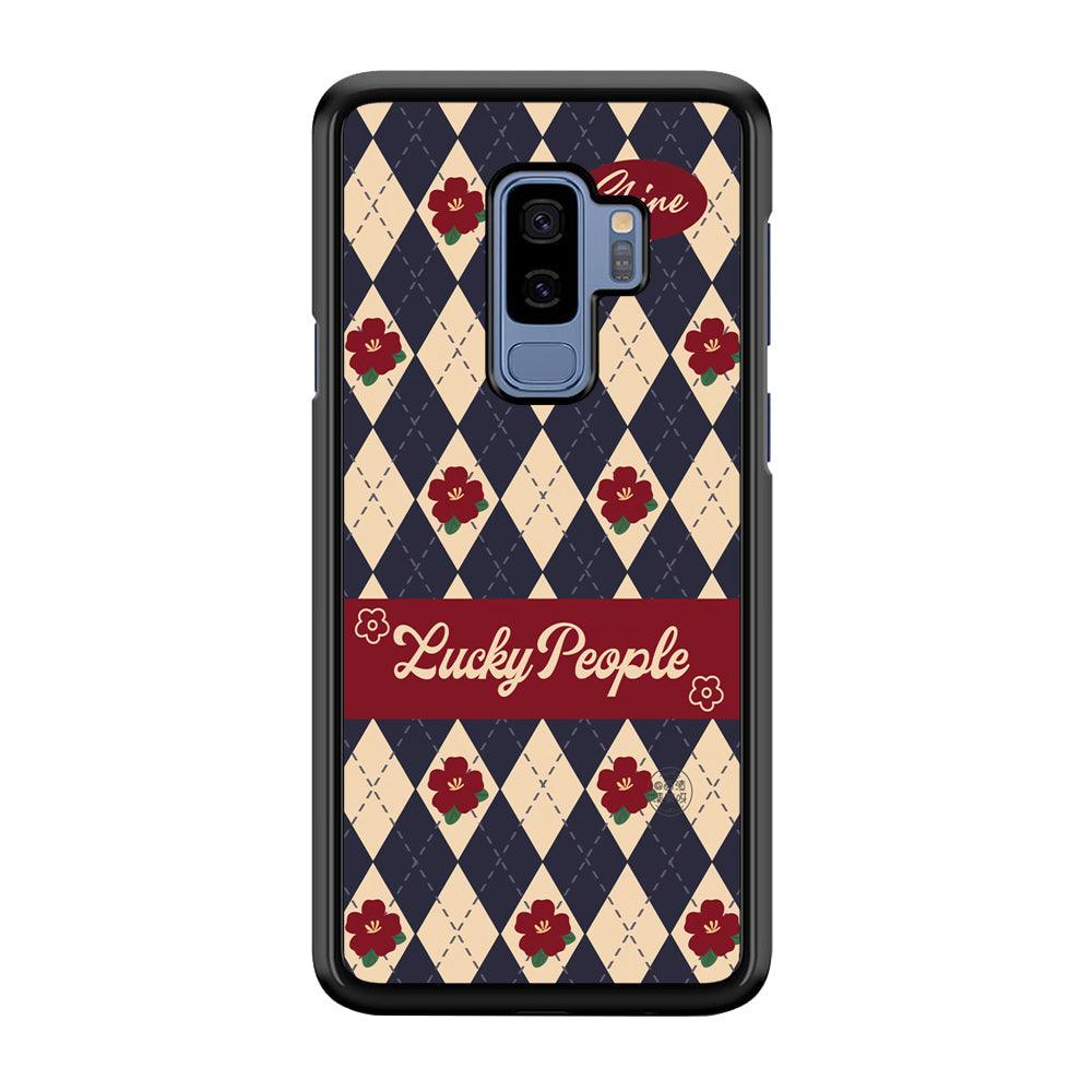 Uniform of Lucky People Samsung Galaxy S9 Plus Case-Rubber Black (2D Case)-Oxvistore