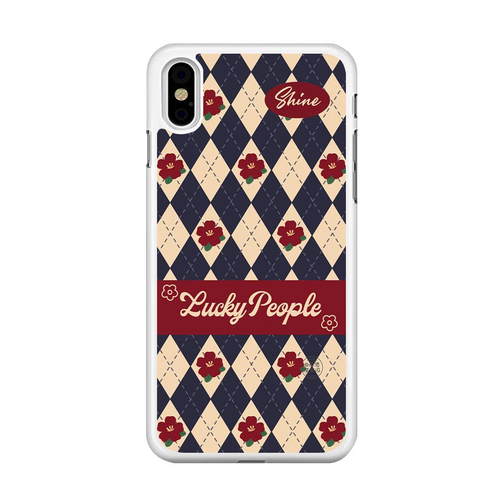 Uniform of Lucky People iPhone X Case-Oxvistore