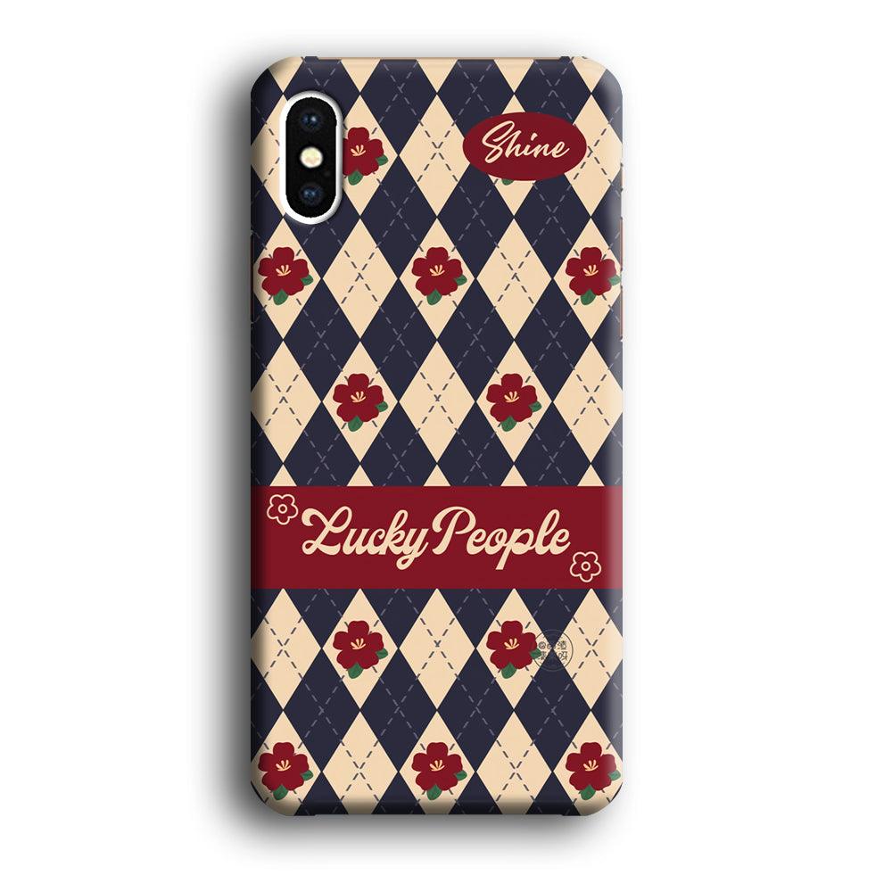 Uniform of Lucky People iPhone X Case-Oxvistore