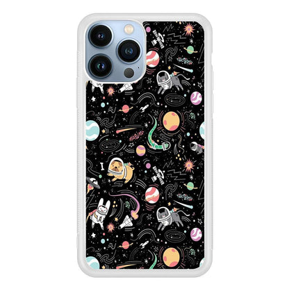 Universe Pets Playing Space iPhone 15 Pro Max Case-Oxvistore