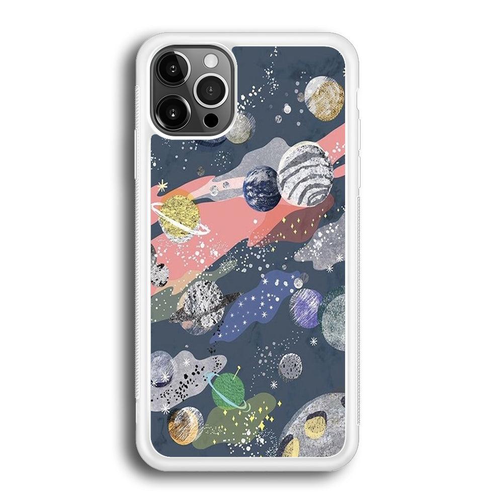 Universe Planet Collage iPhone 12 Pro Case-Oxvistore