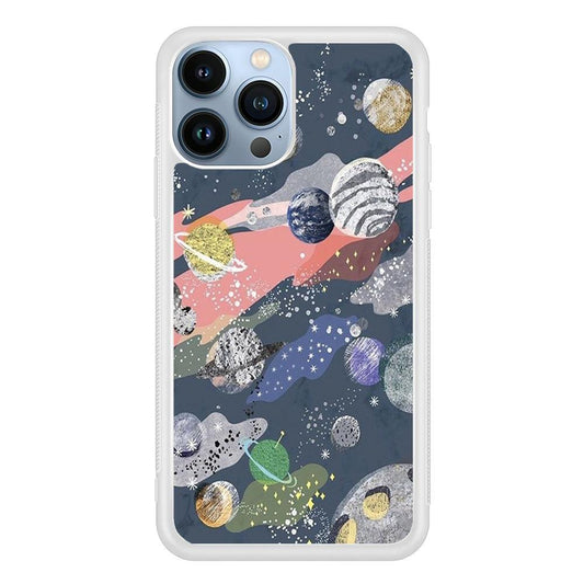 Universe Planet Collage iPhone 13 Pro Case-Oxvistore