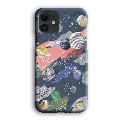 Universe Planet Collage iPhone 12 Case-Oxvistore