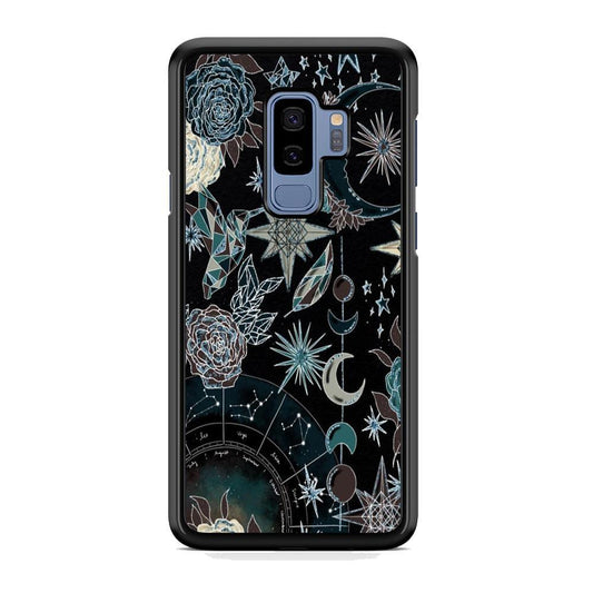 Universe Astrologic Samsung Galaxy S9 Plus Case-Rubber Black (2D Case)-Oxvistore