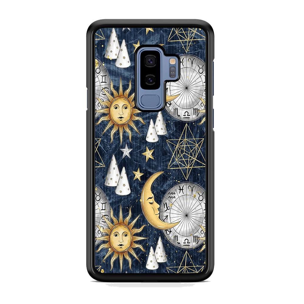 Universe Astrologic Code Samsung Galaxy S9 Plus Case-Rubber Black (2D Case)-Oxvistore