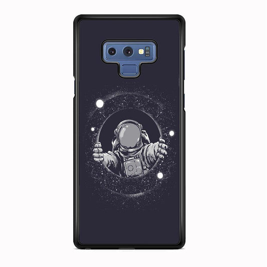 Universe Astrounout Samsung Galaxy Note 9 Case-Rubber Black (2D Case)-Oxvistore