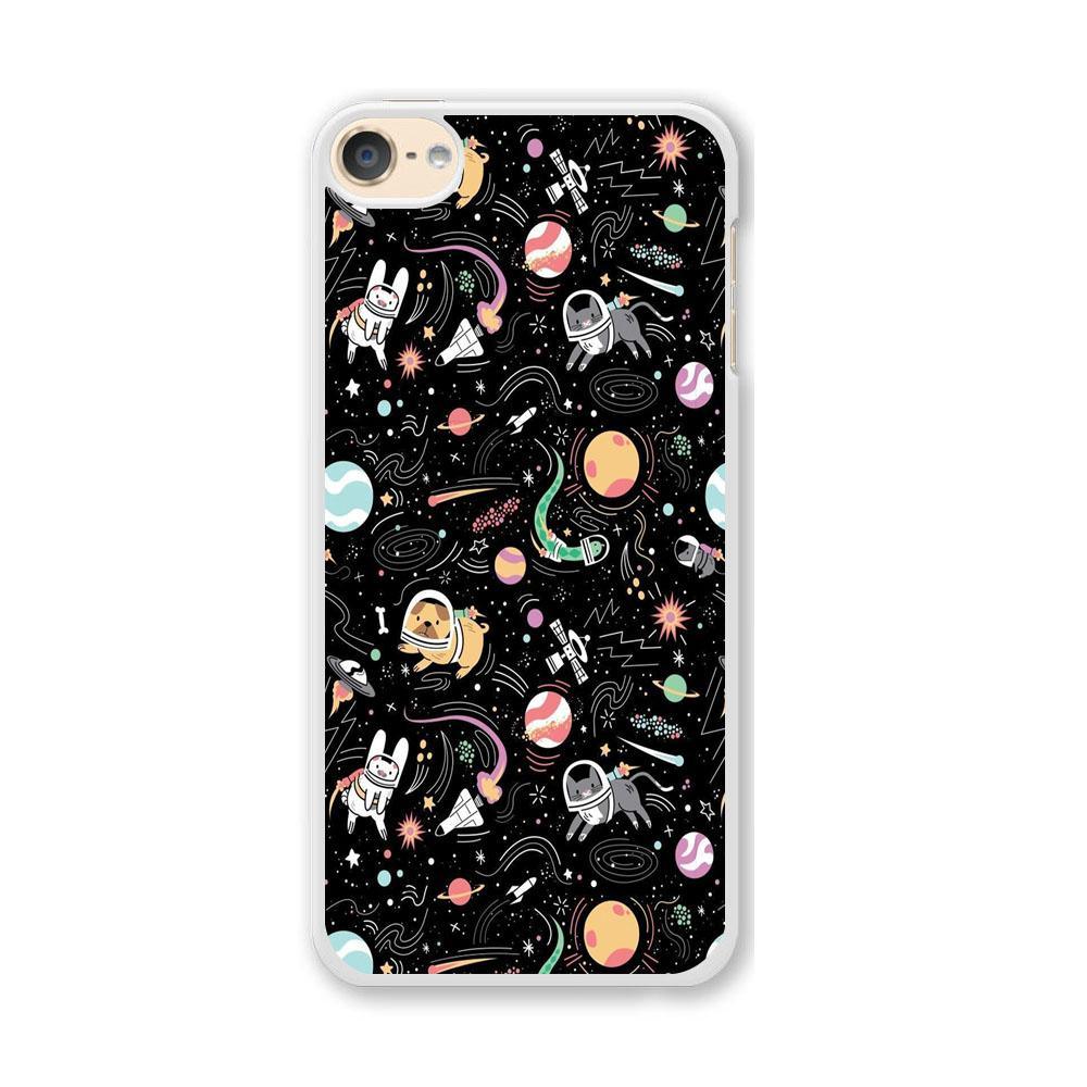 Universe Pets Playing Space iPod Touch 6 Case-Oxvistore