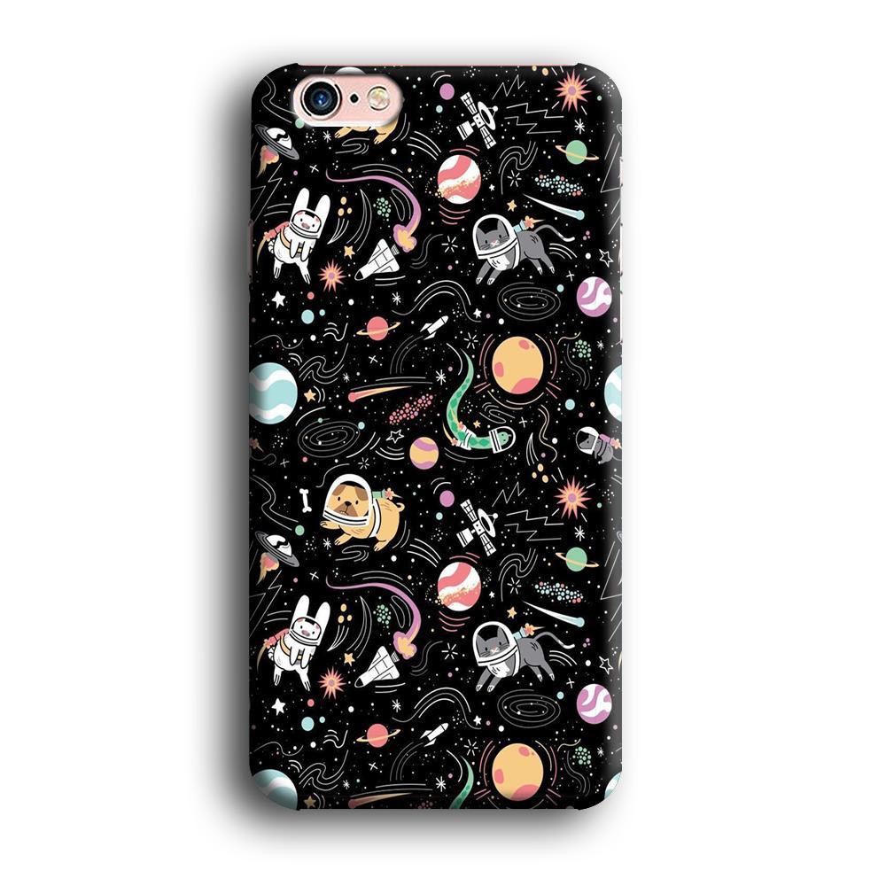 Universe Pets Playing Space iPhone 6 | 6s Case-Oxvistore