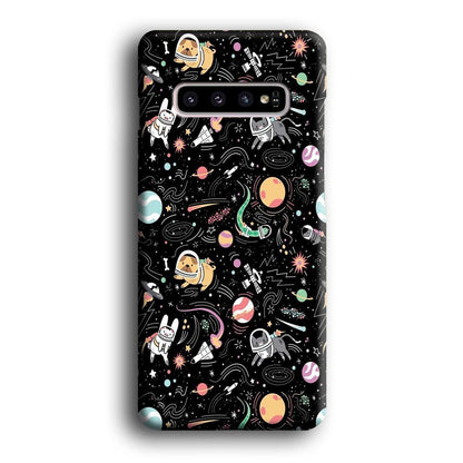 Universe Pets Playing Space Samsung Galaxy S10 Plus Case-Oxvistore