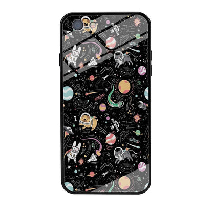 Universe Pets Playing Space iPhone 6 Plus | 6s Plus Case-Oxvistore