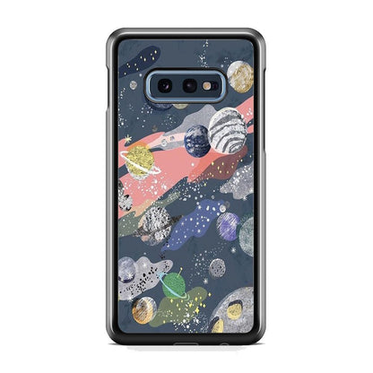 Universe Planet Collage Samsung Galaxy S10E Case-Oxvistore