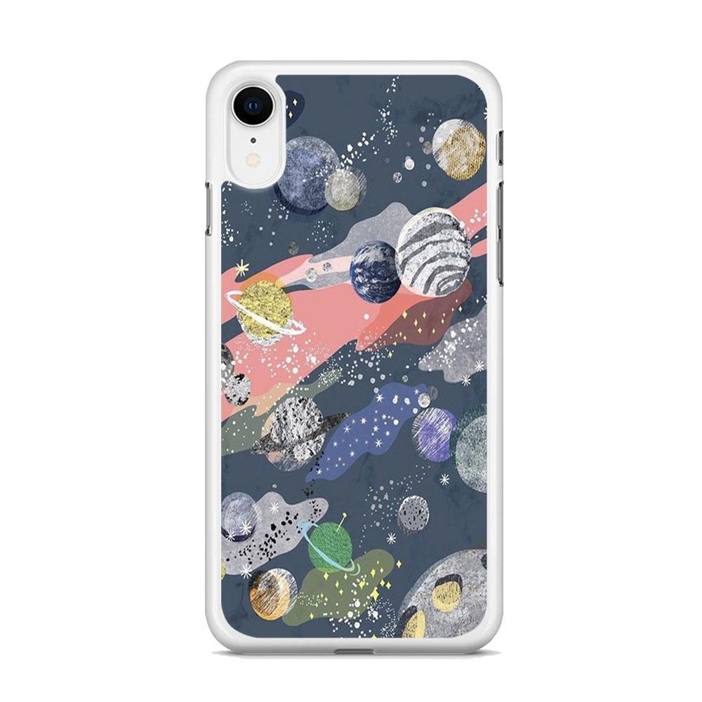 Universe Planet Collage iPhone XR Case-Oxvistore