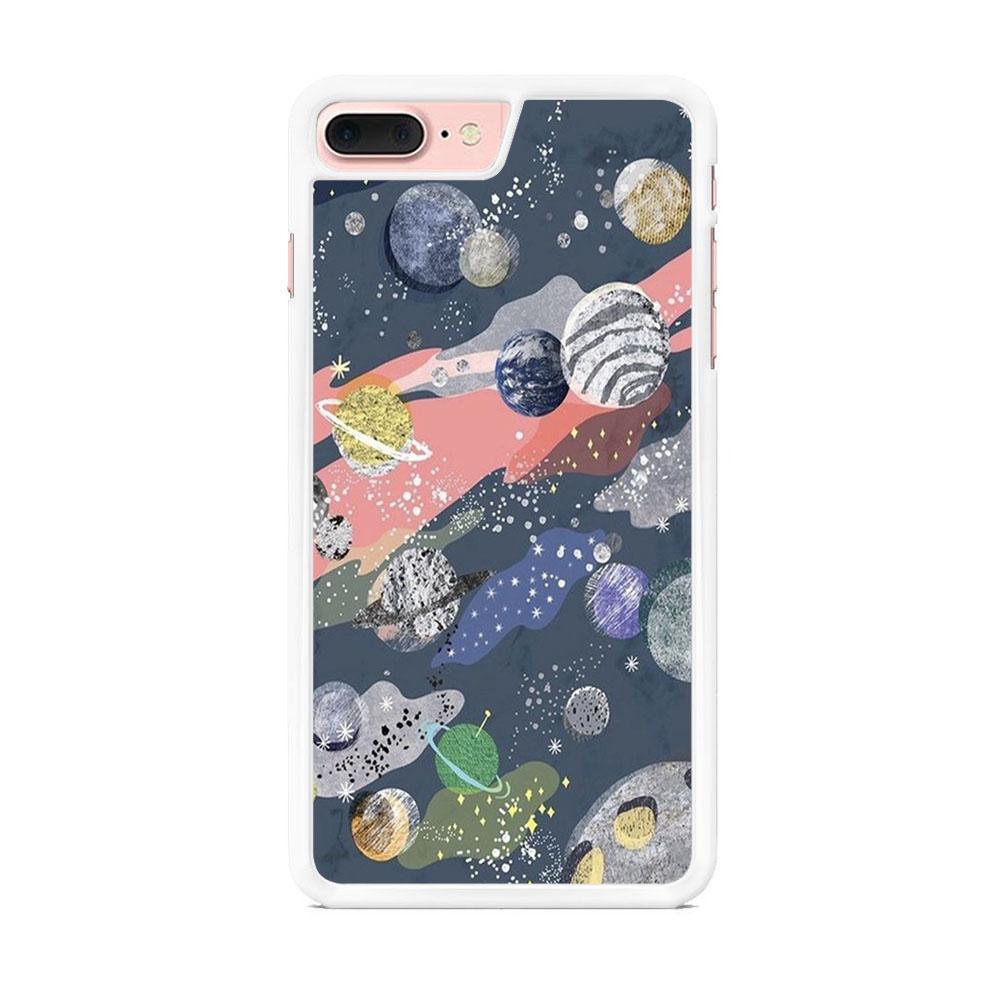 Universe Planet Collage iPhone 7 Plus Case-Oxvistore