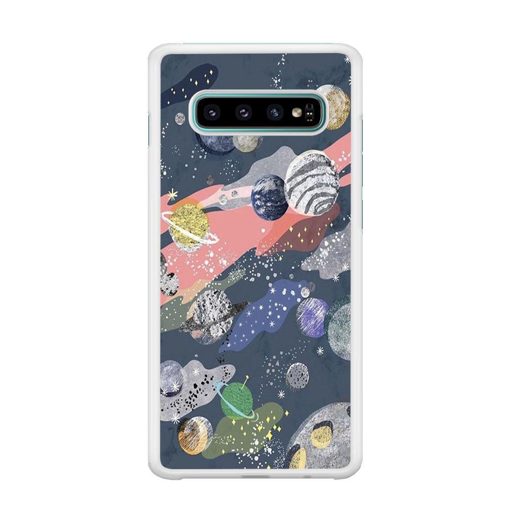 Universe Planet Collage Samsung Galaxy S10 Plus Case-Oxvistore