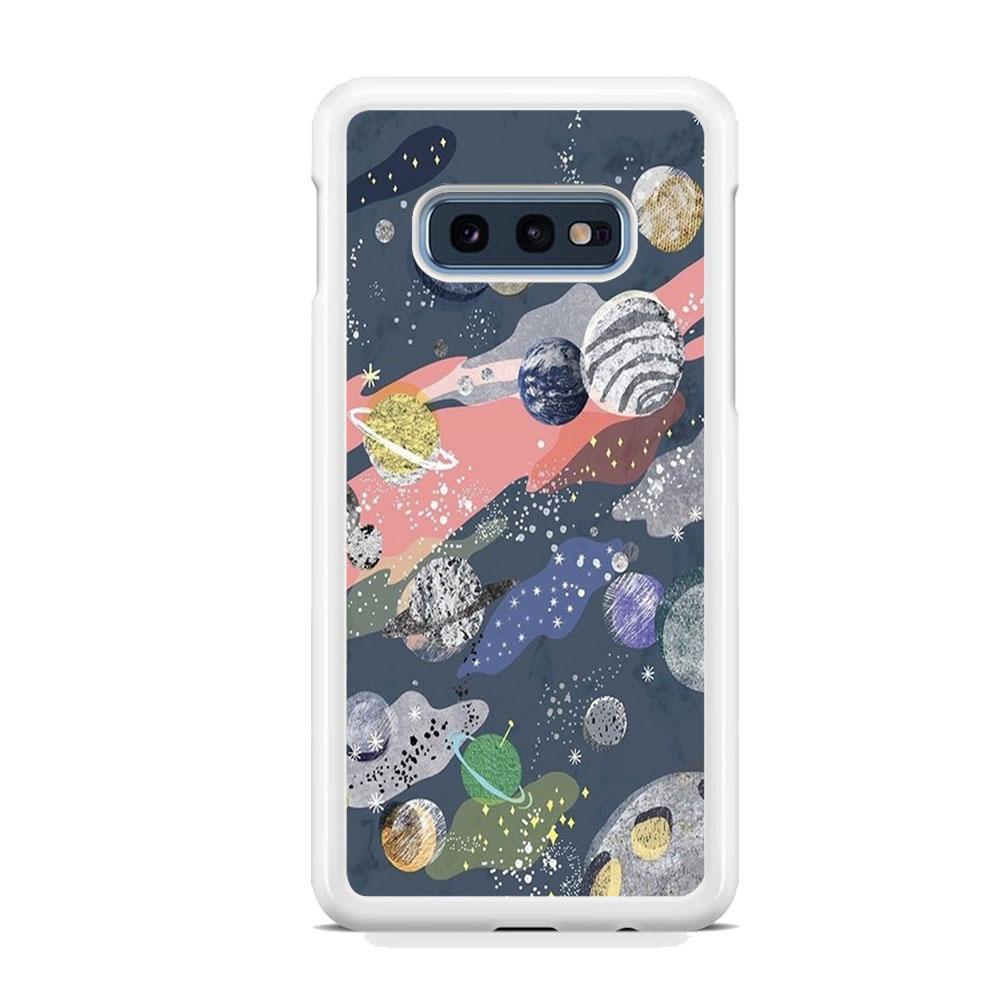 Universe Planet Collage Samsung Galaxy S10E Case-Oxvistore