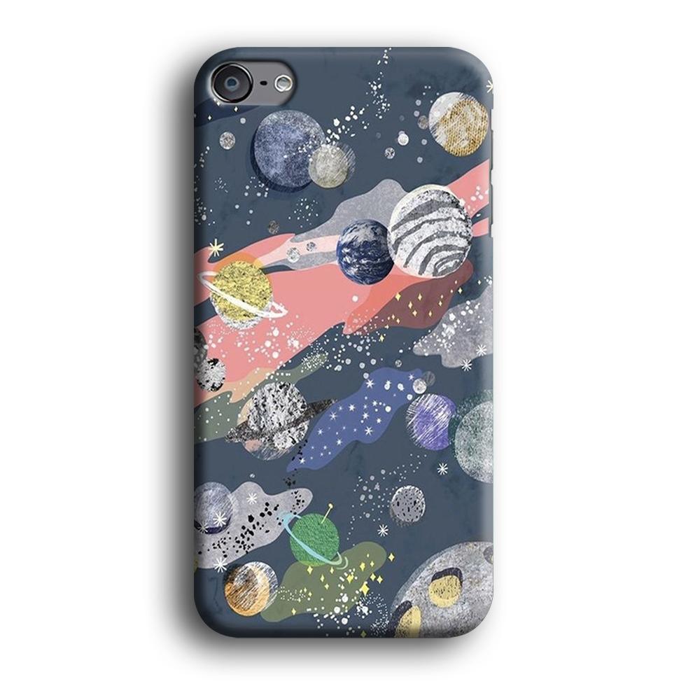 Universe Planet Collage iPod Touch 6 Case-Oxvistore