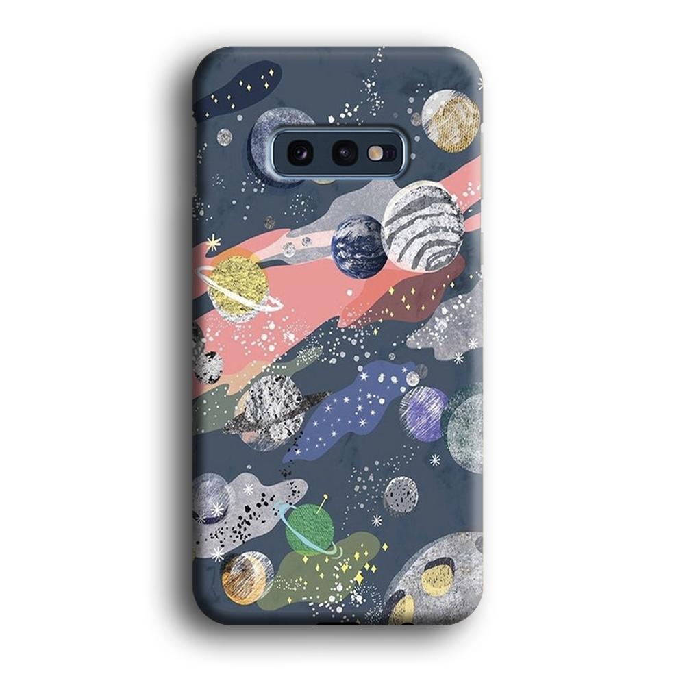 Universe Planet Collage Samsung Galaxy S10E Case-Oxvistore