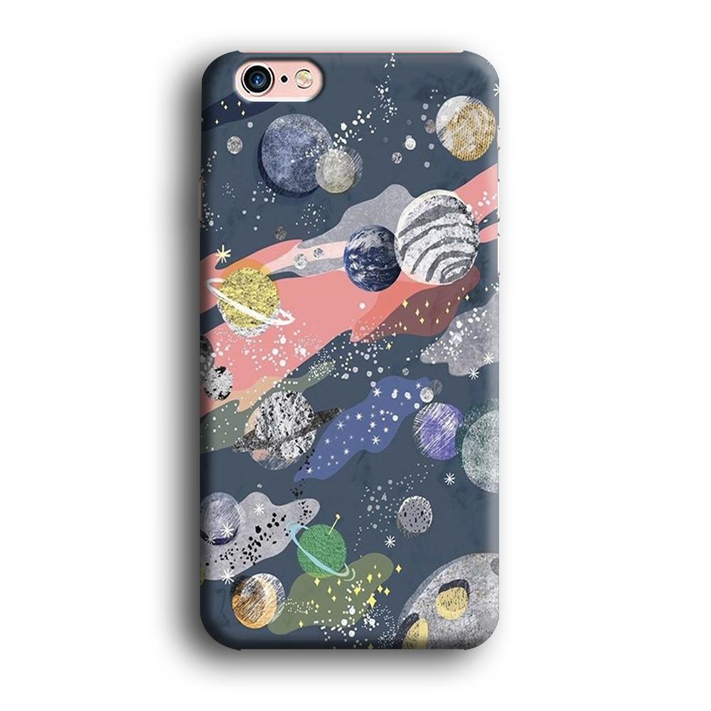 Universe Planet Collage iPhone 6 | 6s Case-Oxvistore