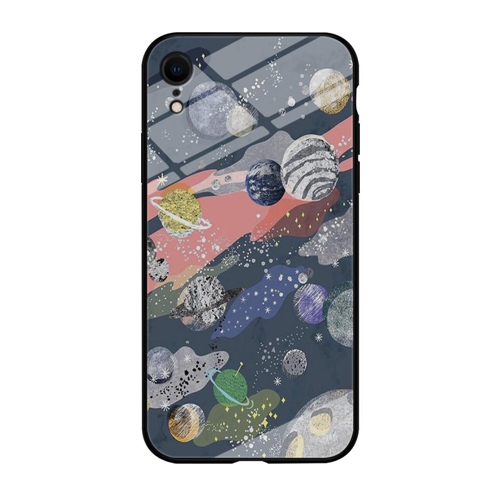 Universe Planet Collage iPhone XR Case-Oxvistore