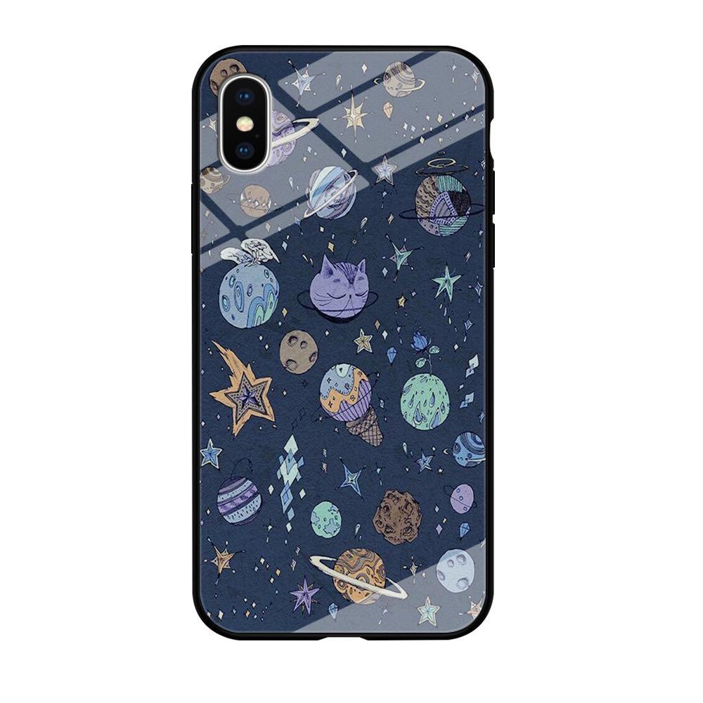 Universe Planet Cosplay iPhone X Case-Oxvistore