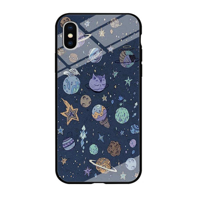 Universe Planet Cosplay iPhone X Case-Oxvistore