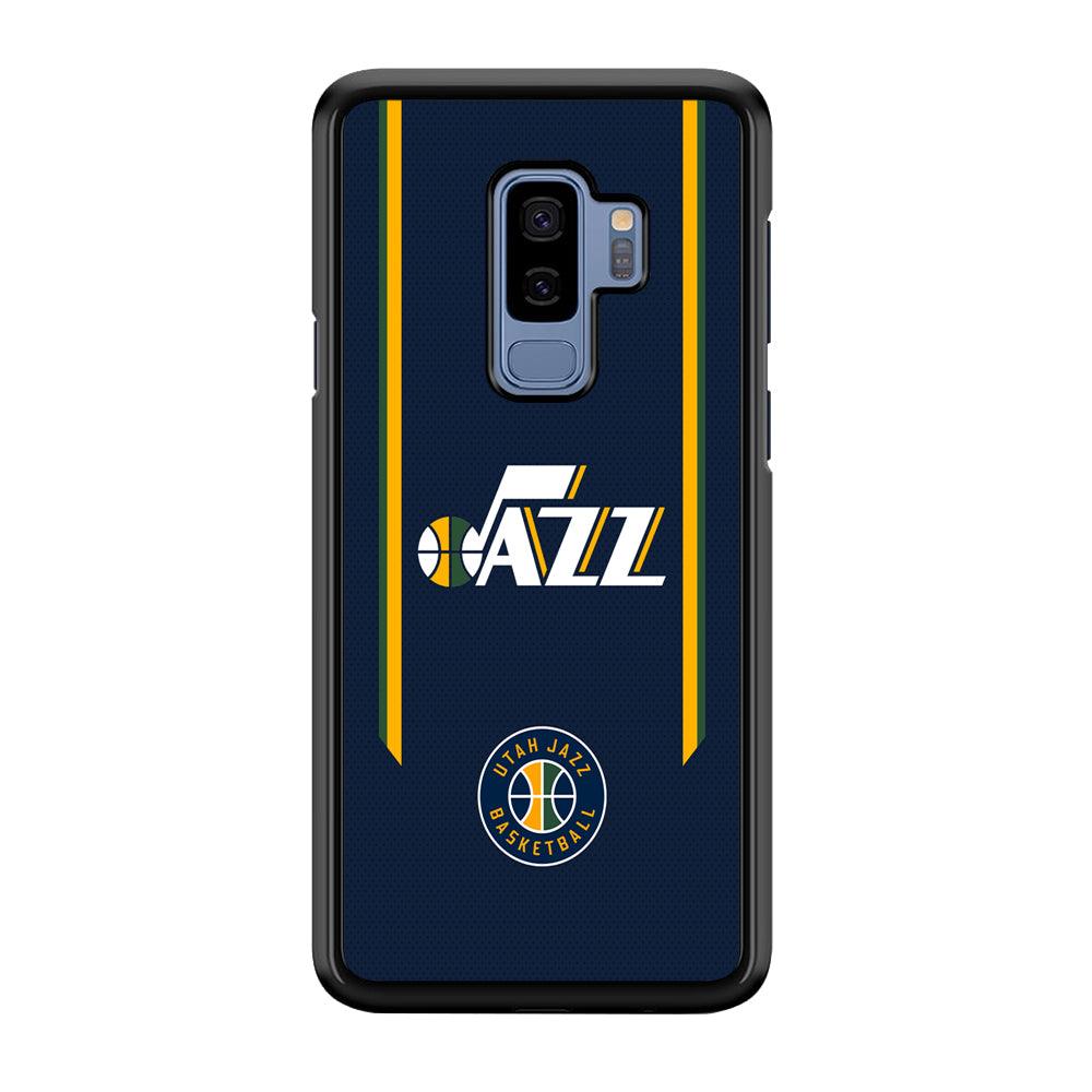 Utah Jazz Color to Inspire Samsung Galaxy S9 Plus Case-Rubber Black (2D Case)-Oxvistore