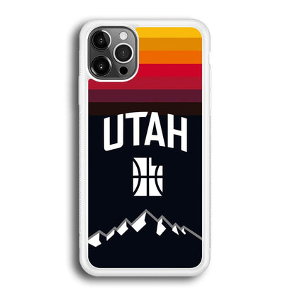 Utah Jazz Light Gradation iPhone 12 Pro Max Case-Oxvistore