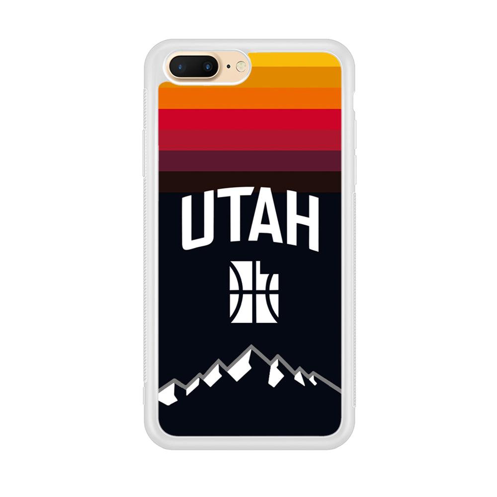 Utah Jazz Light Gradation iPhone 8 Plus Case-Oxvistore