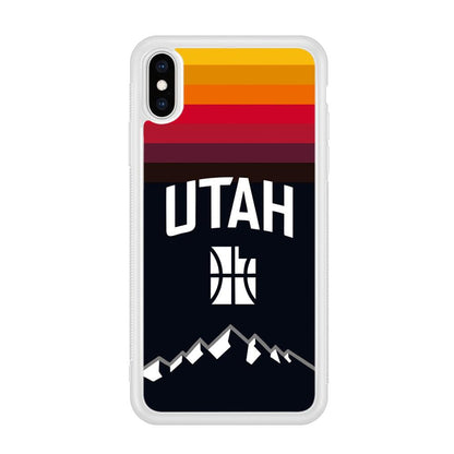 Utah Jazz Light Gradation iPhone X Case-Oxvistore