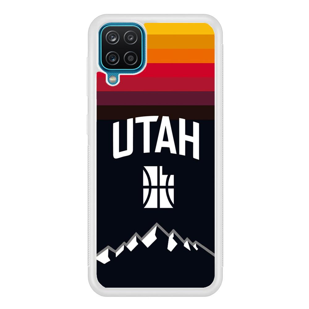 Utah Jazz Light Gradation Samsung Galaxy A12 Case-Oxvistore